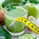 jugo verde de pepino y manzana para bajar de peso